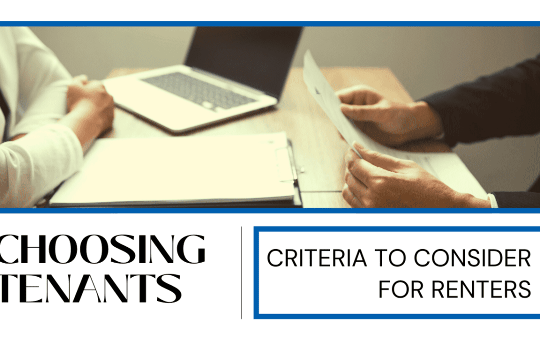 Choosing Tenants: Criteria to Consider for San Francisco Renters